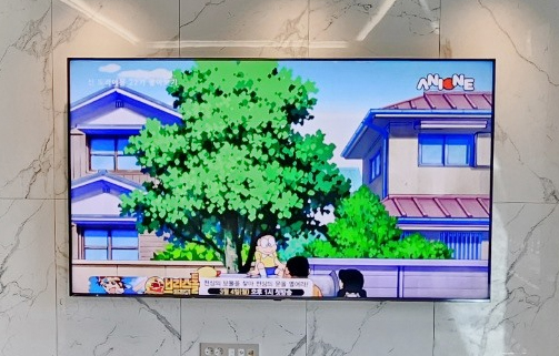 양산벽걸이티비설치 신축아파트 선정리·대형TV 시공 벽걸이 TV 설치 시공 사진 3