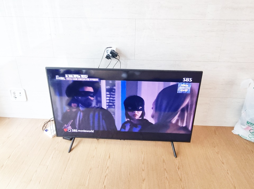 용인 구갈동 벽걸이티비설치 대형TV 교체 맞춤 시공 벽걸이 TV 설치 시공 사진 1