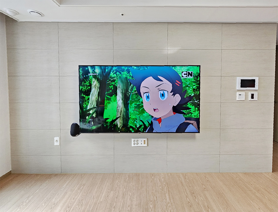 광명 벽걸이티비설치 아파트·대형TV 맞춤 전문 시공 벽걸이 TV 설치 시공 사진 4