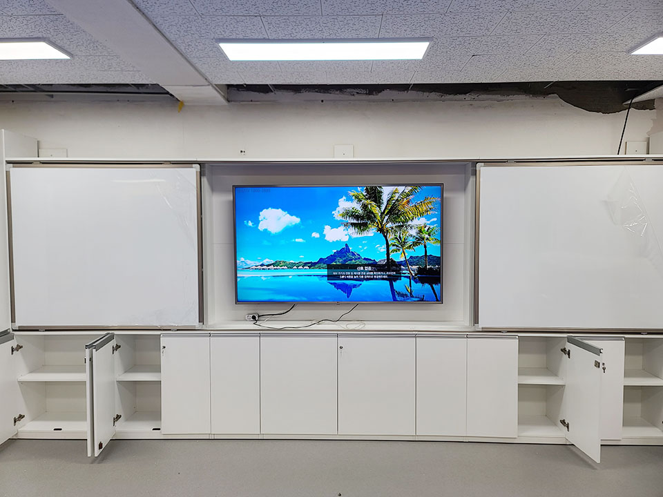 서울 가락동 벽걸이티비설치 아파트 맞춤 TV시공 벽걸이 TV 설치 시공 사진 4