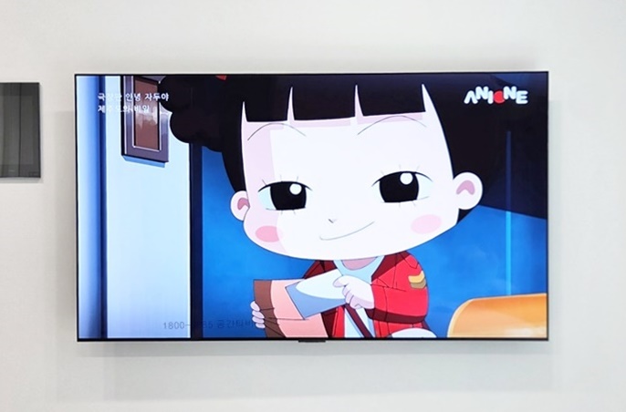 인천 미추홀구 벽걸이TV설치 TV교체 선정리 벽걸이 TV 설치 시공 사진 2