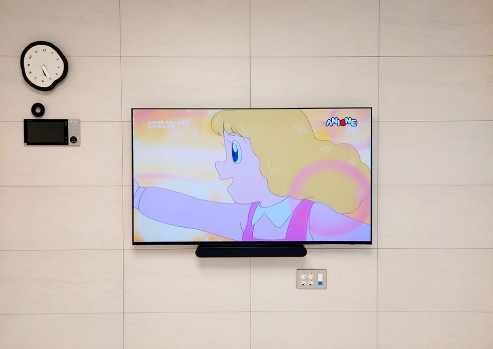 용인 벽걸이티비설치 대형TV 교체·맞춤 시공 벽걸이 TV 설치 시공 사진 3
