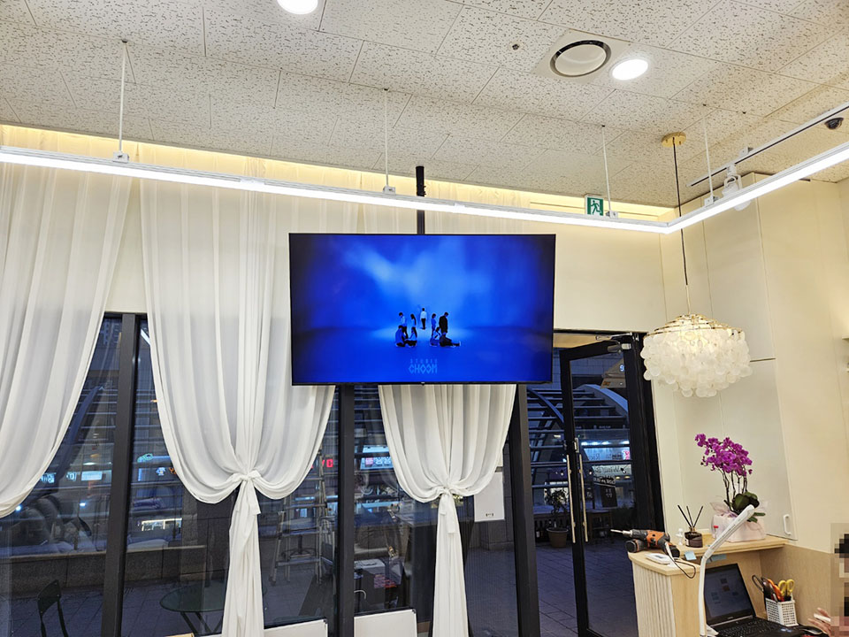 위례 벽걸이티비설치 신도시 아파트 전문 시공 벽걸이 TV 설치 시공 사진 3