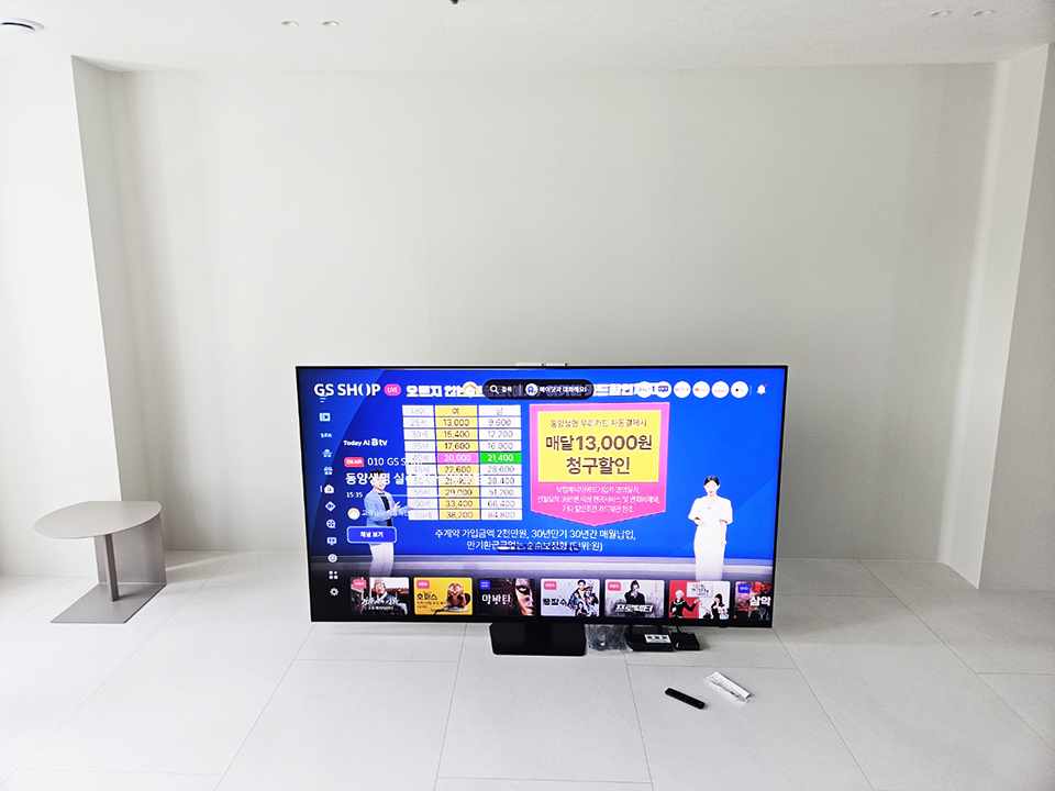 서초 벽걸이TV설치 아트월·타일 벽면 맞춤 시공 벽걸이 TV 설치 시공 사진 4
